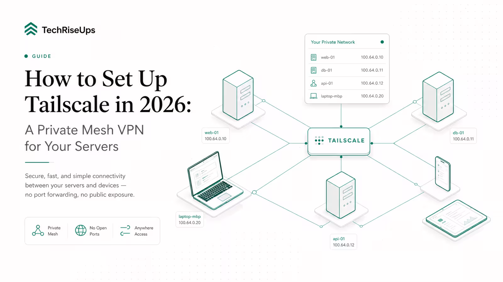 Tailscale einrichten in 2026: Ein privates Mesh-VPN für Ihre Server