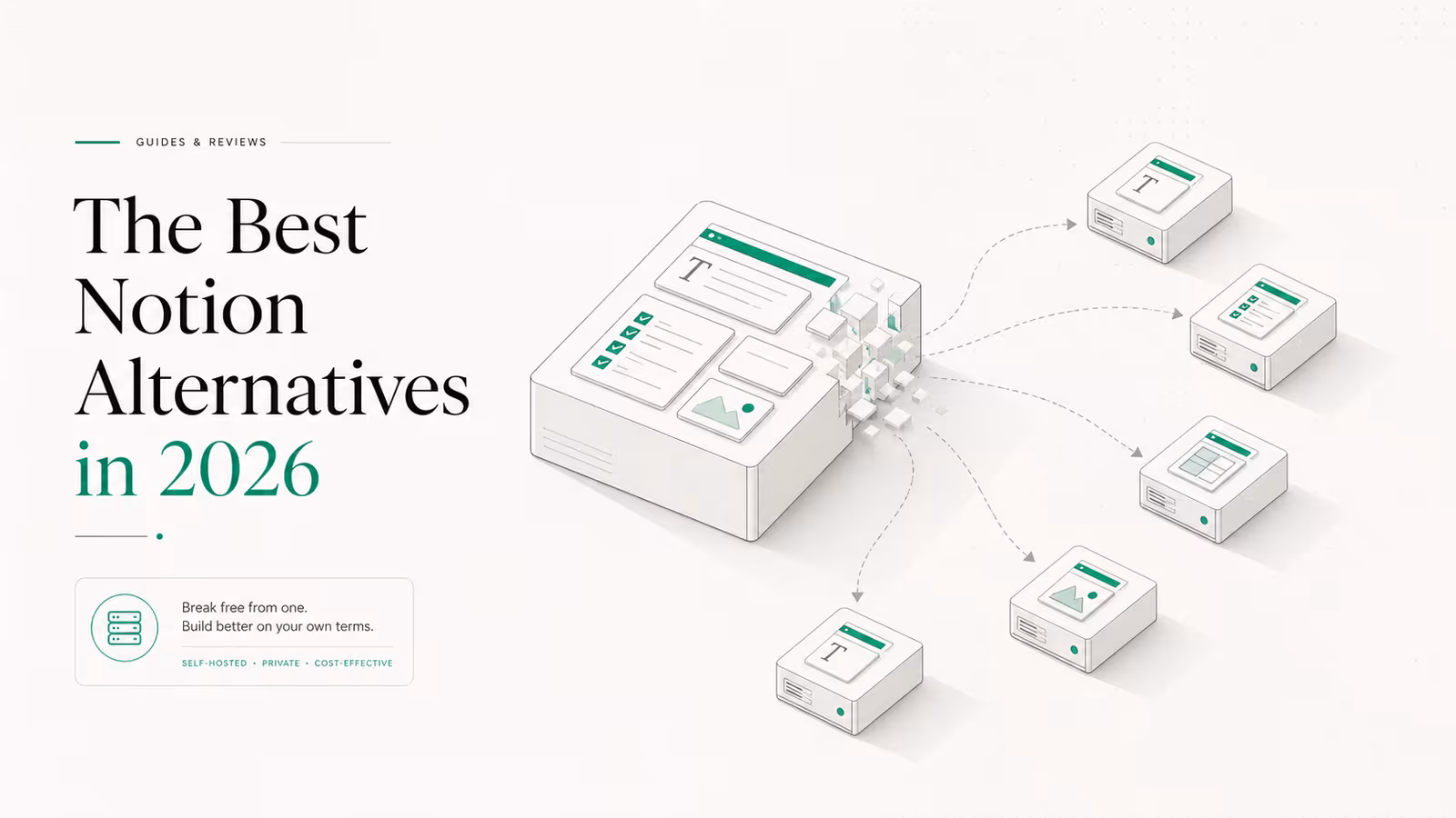 The Best Notion Alternatives in 2026: Free, Open-Source and Self-Hostable, Ranked by Real Cost